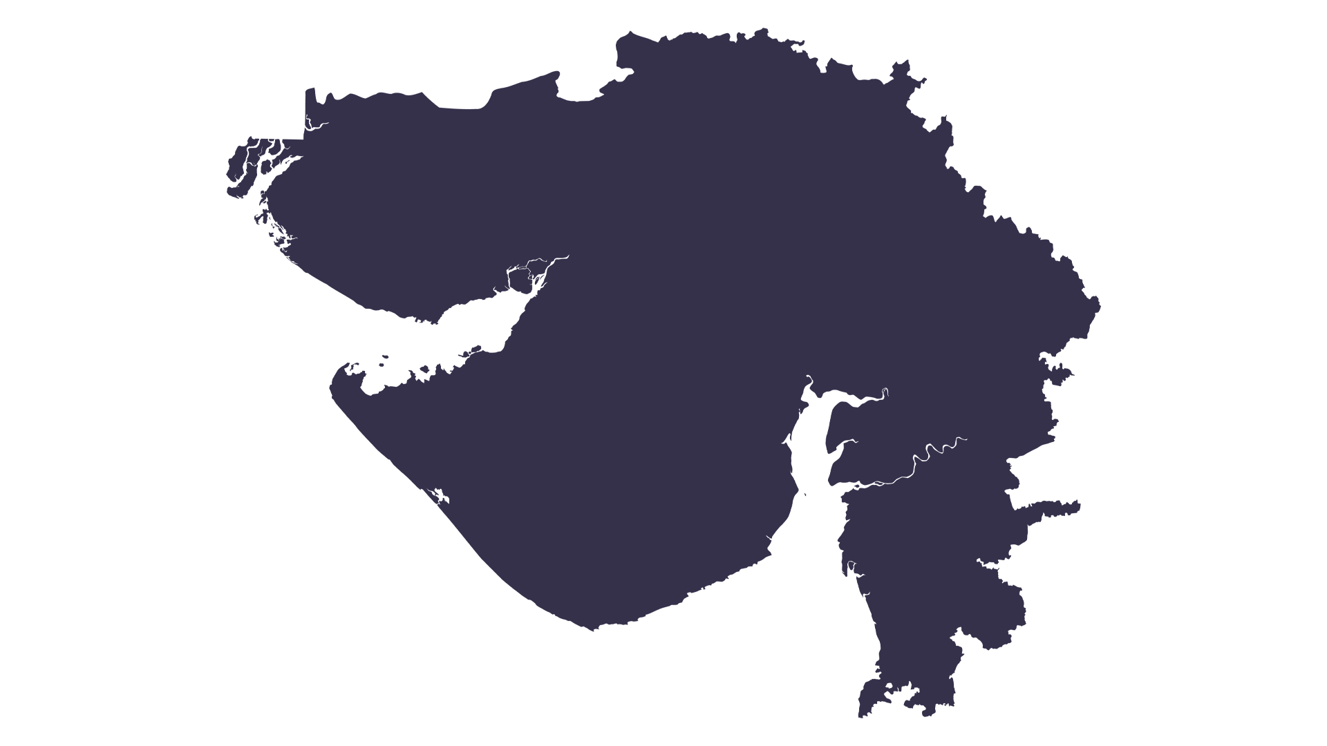 gujarat map