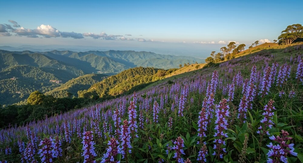 neelakurinji bloom sightseeing Munnar