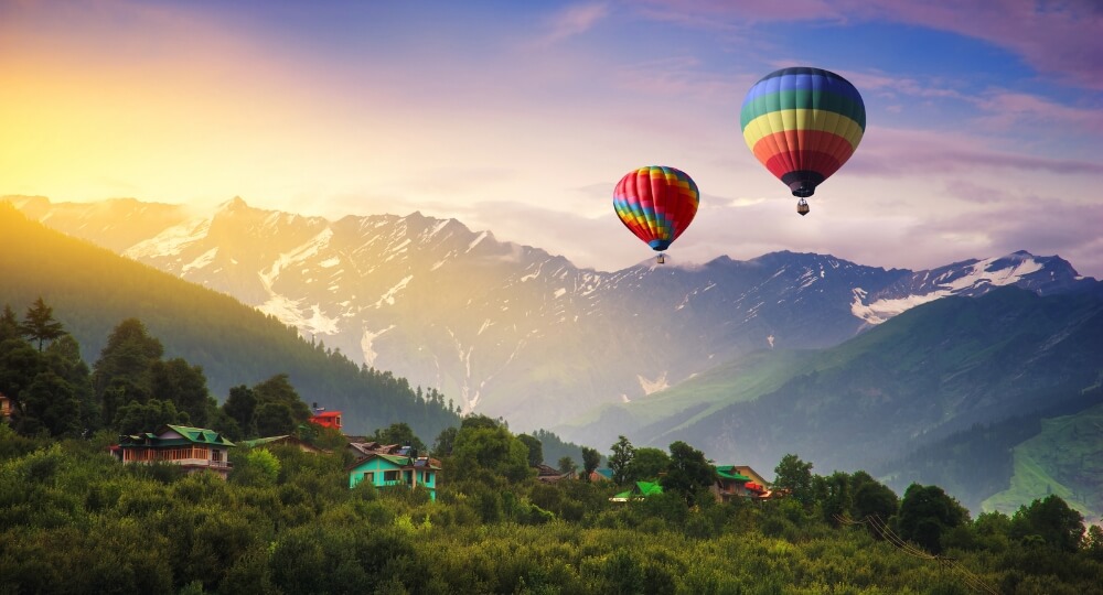 hot air balloon manali
