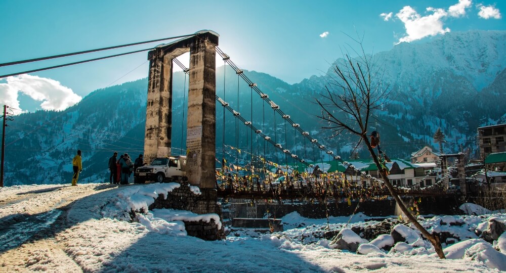 manali river bridge travel