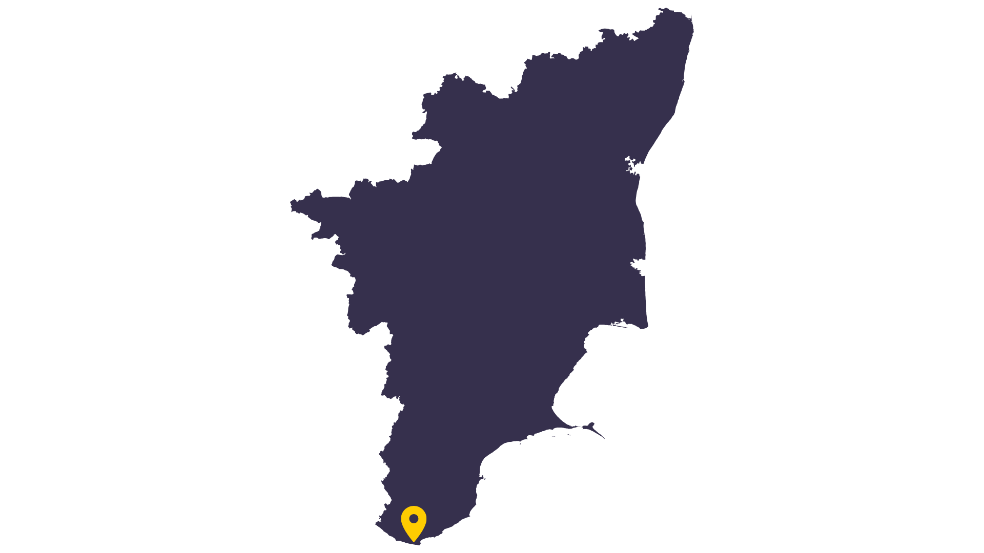 kanyakumari location map