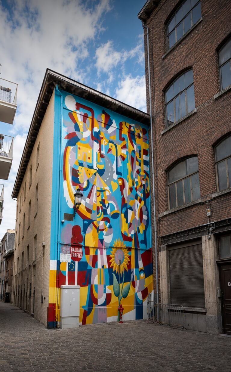 belgium street art murals