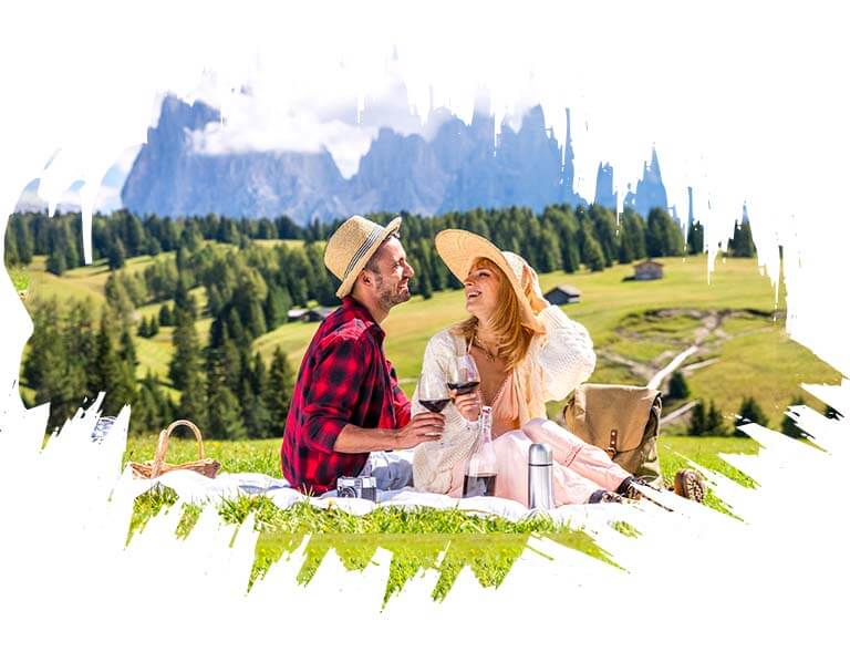 romantic swiss landscape