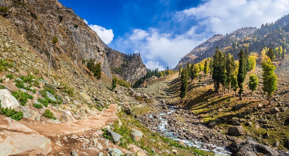 pahalgam chandanwari mountain