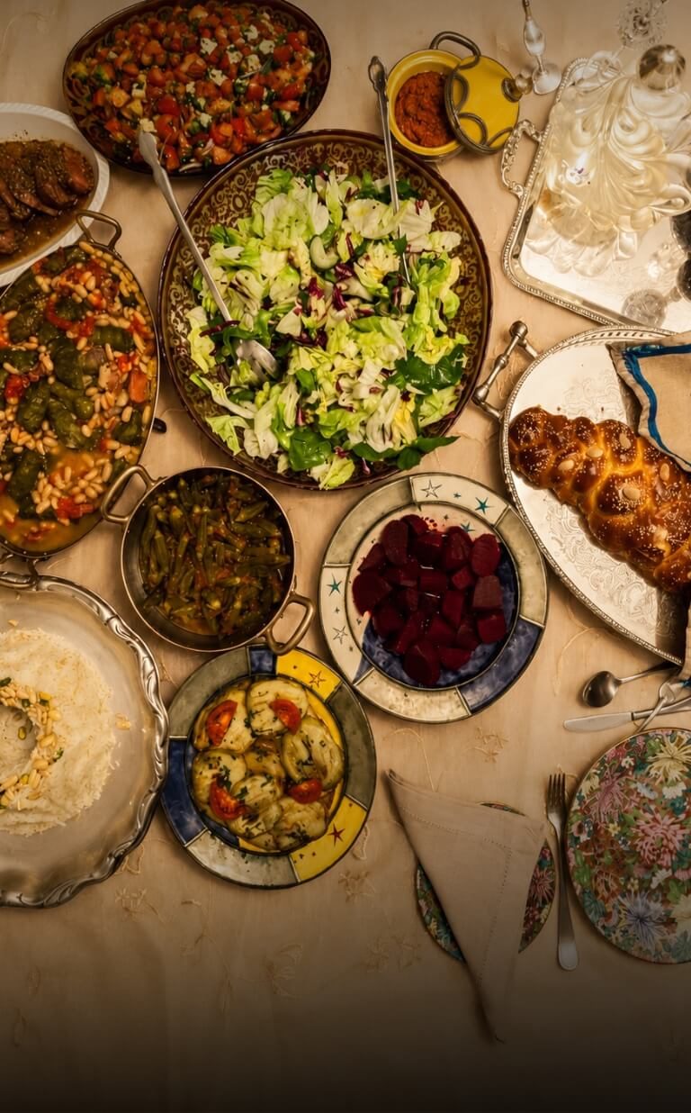 traditional shabbat dinner israel