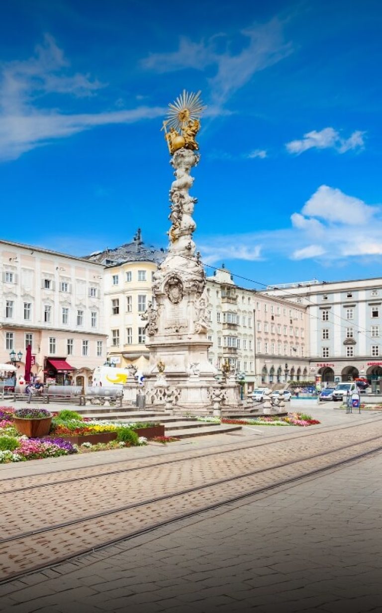 linz urban skyline austria