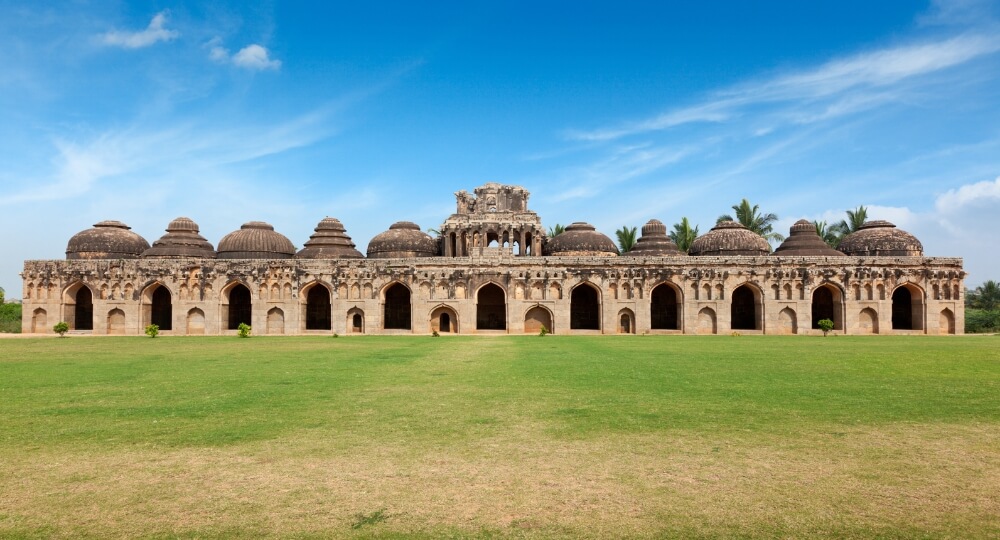 hampi elephant stables