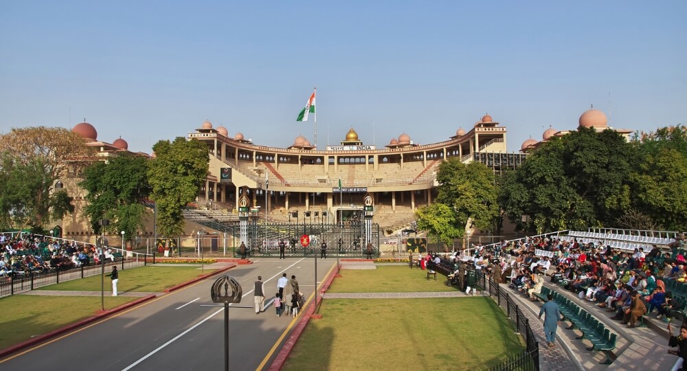 india pakistan wagah border