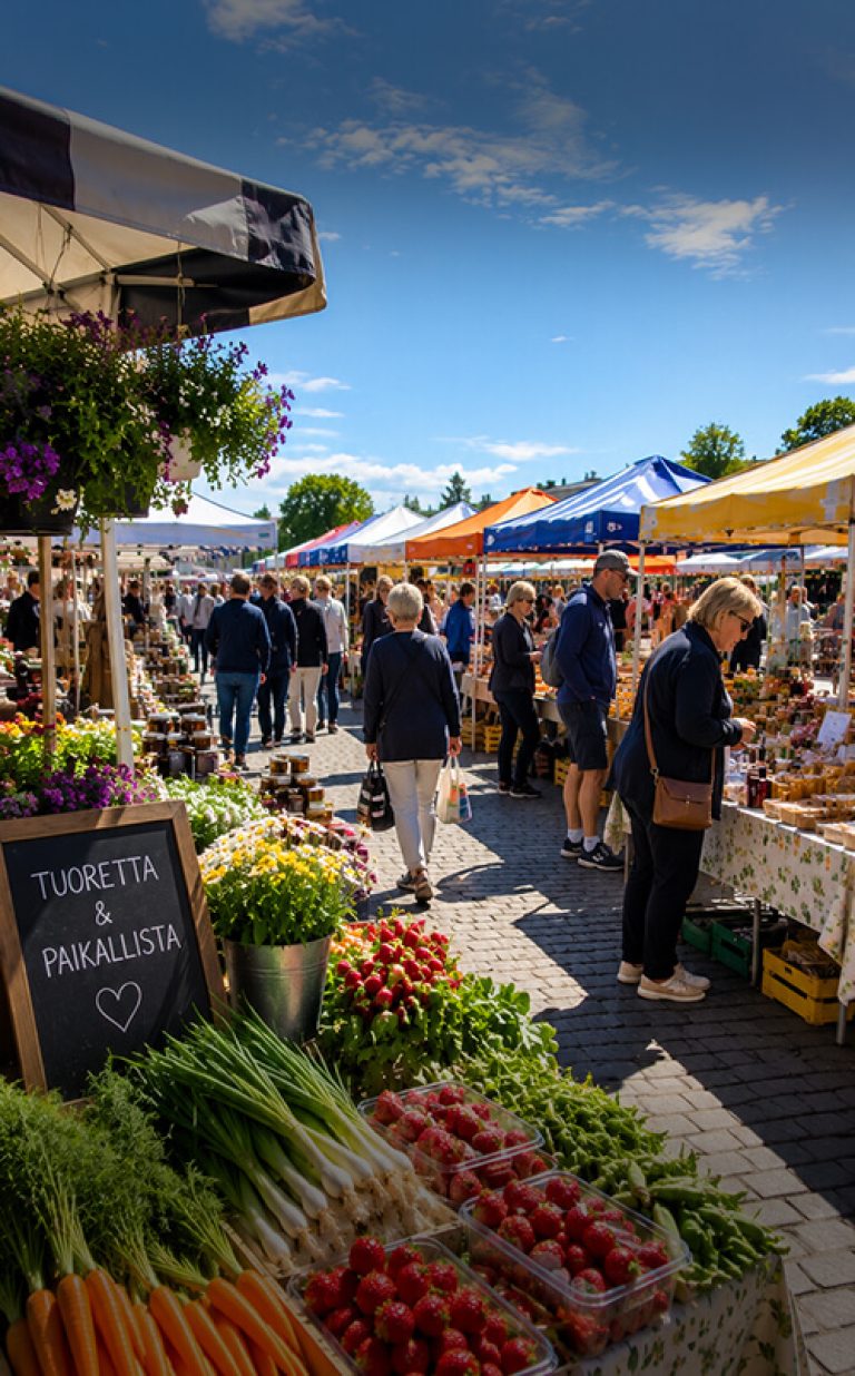 helsinki local market square