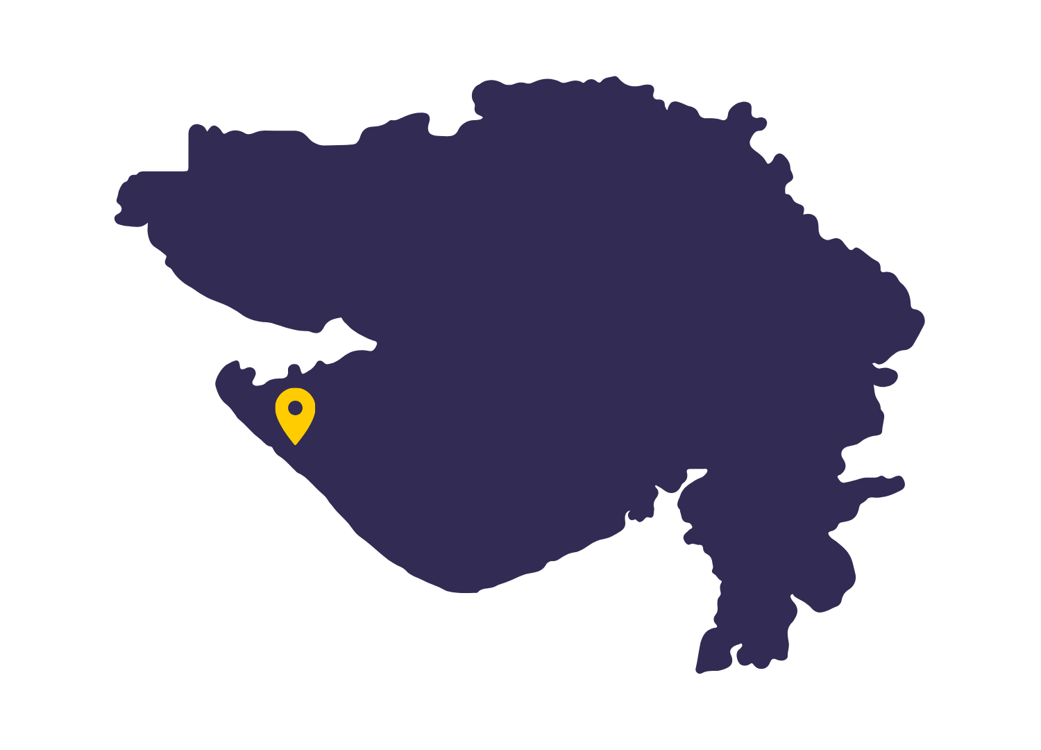 dwarka map