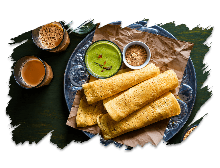 traditional jharkhand food platter