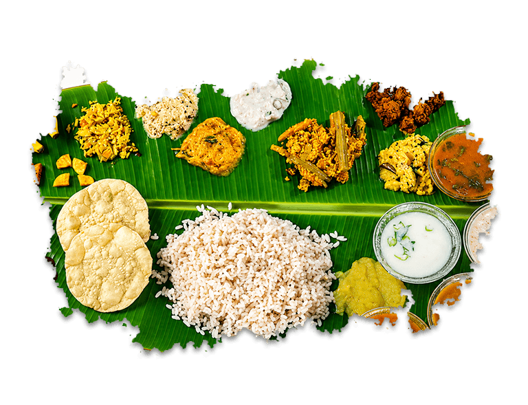 traditional kerala food platter